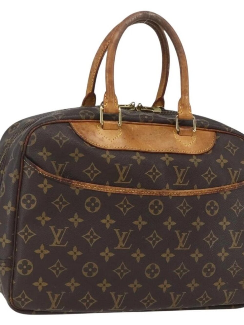 LOUIS VUITTON Monogram Deauville Hand Bag M47270 LV Auth hk3386 - Picture 2 of 16